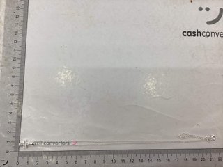 cadena plata 925mm con piedra con circonita 19cm