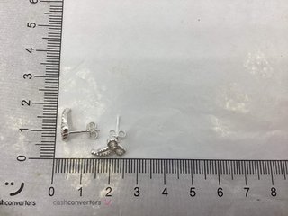 pendientes plata 925mm con piedra con circonita