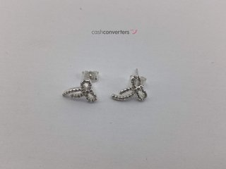pendientes plata 925mm con piedra con circonita