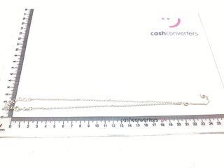 collar plata 925mm con piedra con perla 20 2.5cm