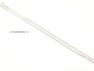 collar plata 925mm con piedra con perla 20 2.5cm