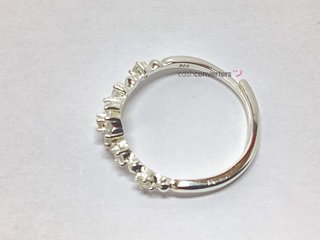 anillo plata 925mm con piedra con circonita