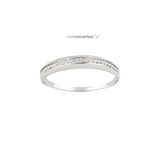 anillo oro 18k con piedra con circonita