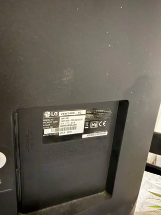 Televisión LG Negra