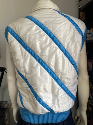 Chaleco ellesse blanco y azul