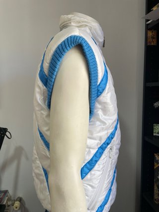 Chaleco ellesse blanco y azul