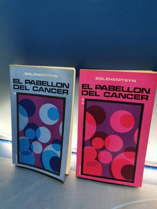 libros, EL PABELLÓN DE CÁNCER. ALEXANDR SOLZHENITSYN. 2 TOMOS. AGUILAR