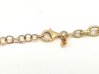 cadena oro 18k 23cm