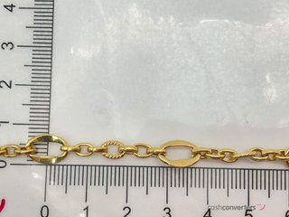 cadena oro 18k 23cm