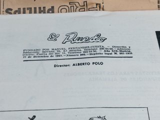 Tauromaquia. Revista El Ruedo 1962.