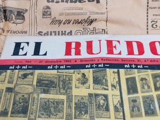 Tauromaquia. Revista El Ruedo 1962.