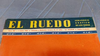 Tauromaquia. Revista El Ruedo 1963.