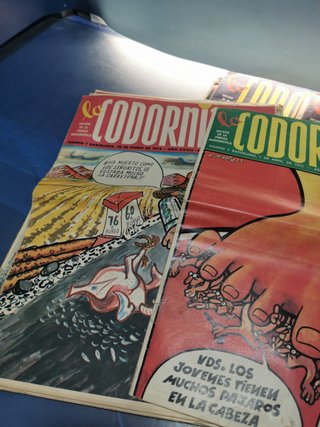 LA CODORNIZ 16 revistas, tratando la censura franquista (1964-1977)