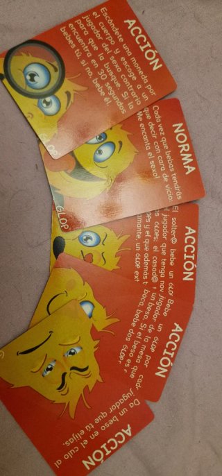 Juego de beber GLOP ERÓTICO con cartas