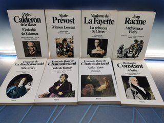 8 Libros clásicos, diferentes autores, editorial Planeta, años 80
