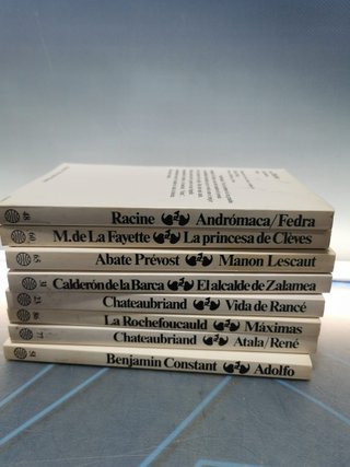 8 Libros clásicos, diferentes autores, editorial Planeta, años 80