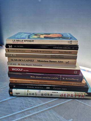 11 novelas contemporáneas, Adosados, Historia clínica, Deprisa, Huerto cerrado, Mas dura sera la caída y mas...