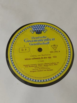 Vinilo Beethoven Missa Solemnis DG
