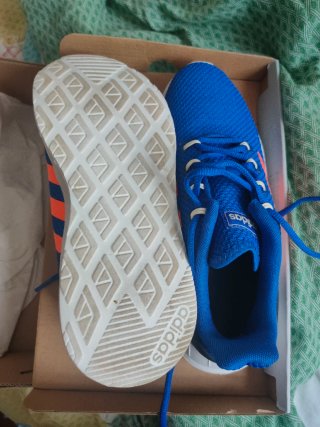 Zapatillas Adidas Deportivas Azul/Naranja Nuevas