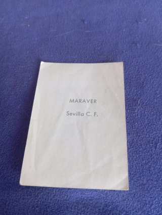 Cromo de fútbol antiguo
