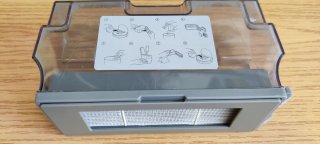 Depósito de agua y polvo + filtro para iRobot Room