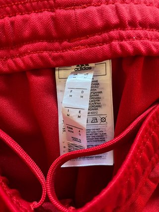 Pantalón chándal Adidas Slim Fit Rojo