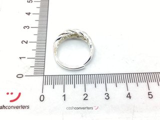 anillo plata 925mm con piedra con circonita