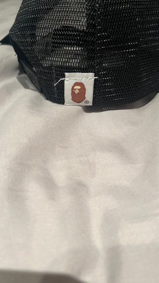 Gorra Stussy x Bape Camuflaje Negra Gris