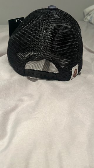 Gorra Stussy x Bape Camuflaje Negra Gris
