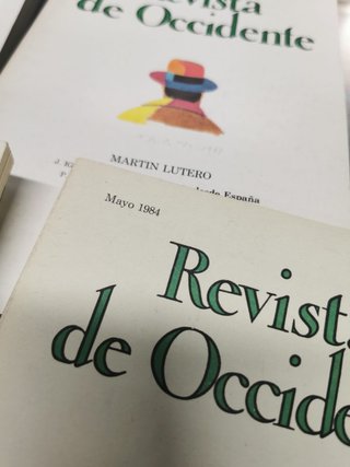 REVISTA DE OCCIDENTE, AÑO I. , 12 tomos, del 7 al 38 (1981-1984)