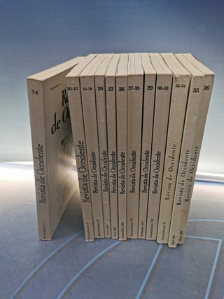 REVISTA DE OCCIDENTE, AÑO I. , 12 tomos, del 7 al 38 (1981-1984)