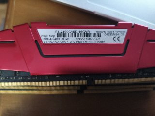G.Skill DDR4 32GB (4x8GB) 2400MHz CL15