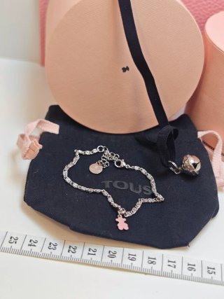 Pulsera Tous acero inoxidable plateado