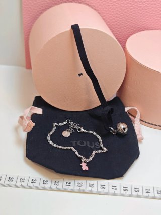 Pulsera Tous acero inoxidable plateado