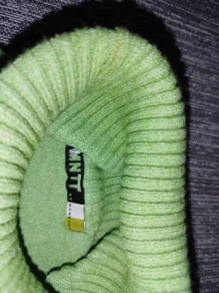 Jersey sin mangas verde mujer