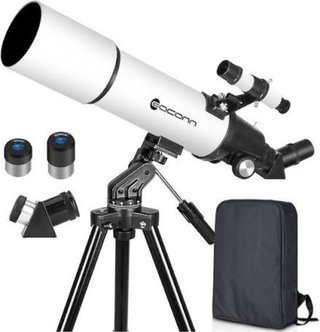 Telescopio Gaconn con trípode y accesorios