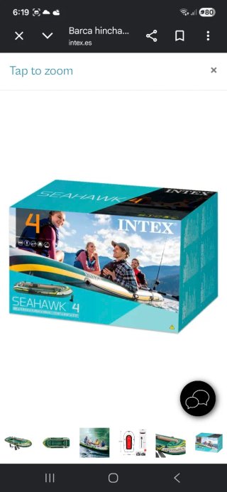 Barca hinchable Intex Seahawk 4