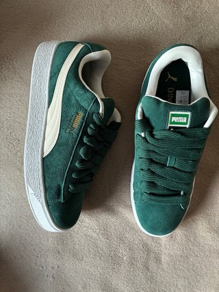 Zapatillas Puma Suede Verdes Talla 42 originales