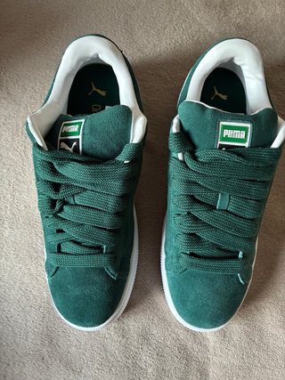 Zapatillas Puma Suede Verdes Talla 42 originales