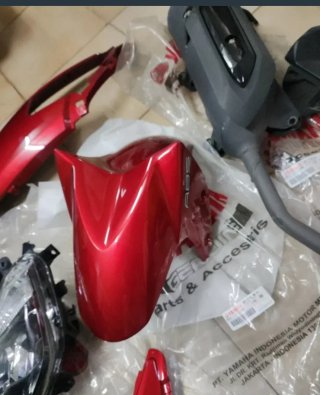 Guardabarros Yamaha NMAX 125 Rojo
