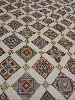 Copritavolo Gobelin Beige Multicolore