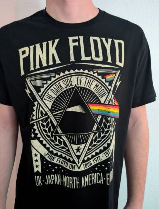 CAMISETA NEGRA - PINK FLOYD - TALLA XL y más...