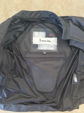 Chaqueta de moto Richa negra