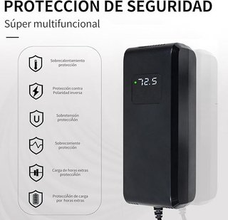 YANGZIDIANYUAN cargador 72.5V 3A LED Baterías 60V