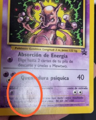 Carta Pokémon Mewtwo PROMO