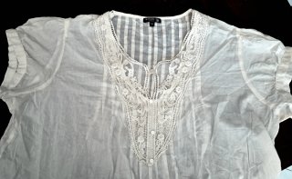 Mini abito/copricostume pizzo