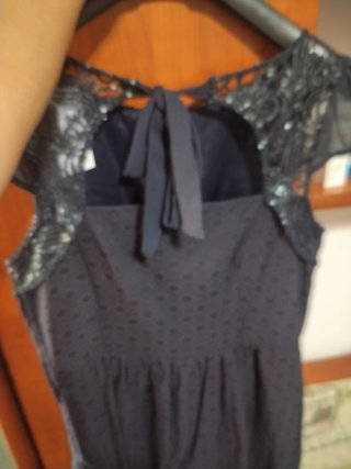Vestito donna elegante nero/grigio