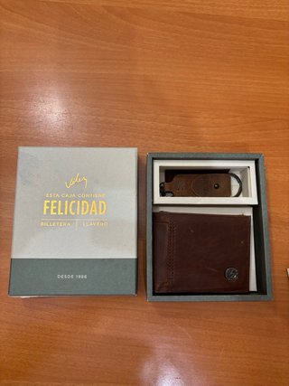 Cartera Billetera Cuero Nueva