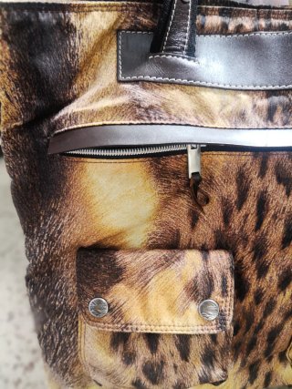 Borsa Roberto Cavalli stampa leopardata