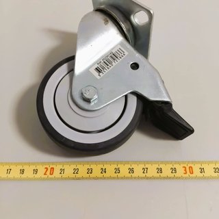 Rueda giratoria con freno Leroy Merlin